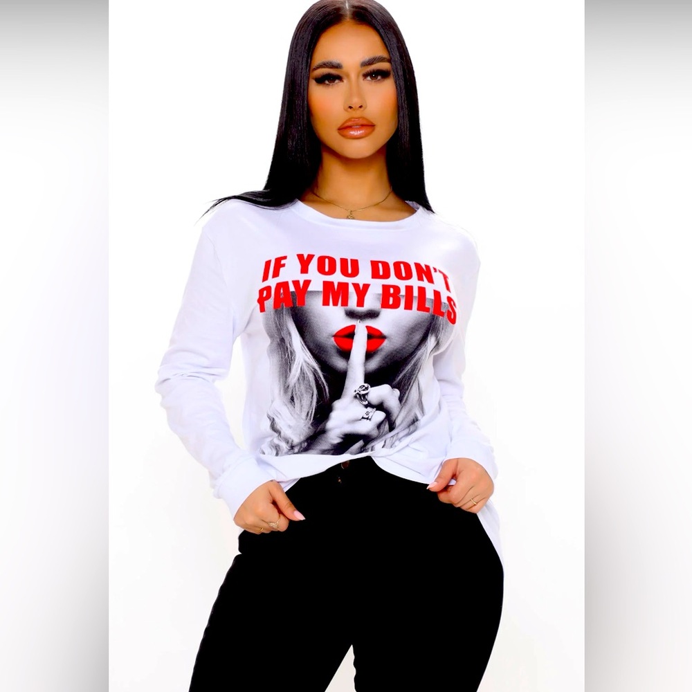 Long-Sleeve Graphic Tunic